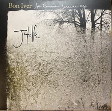 Signed Bon Iver Justin Vernon For Emma, Forever Ago LP Vinyl Record Autographed picture