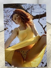 Contemporary Pinup Girl 4x6 Photo - Fine Art Color Print - Redhead Female Form picture