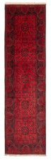 Vintage Hand-knotted Runner Rug 2'8