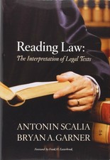 Reading Law: The Interpretation of Legal Texts picture