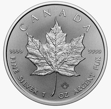 CHEAPEST ON EBAY1oz Pure Silver .999 Coin Canadian Maple Leaf 2026 SIGMA TESTED picture