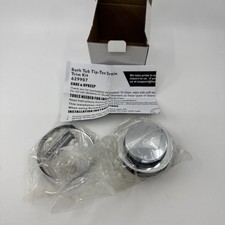 Artiwell 629907CP Bathtub Tip-Toe Drain Trim Kit Waste Overflow Chrome Plated NI picture