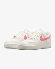 Nike Women's Air Force 1 Low '07 NN Sail Hot Lava Pink DV3808-110 NEW picture