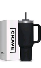 Crave Insulated Tumbler Mug cup 40 oz Black  picture