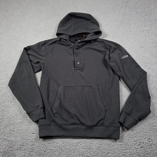 SITKA Hoodie Mens S Gray Pullover Heavyweight Harbor Snap Front Hoody Hunting picture