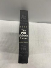 Vintage 1964 The FBI Nobody Knows Fred J. Cook Macmillan HC USA Black History picture