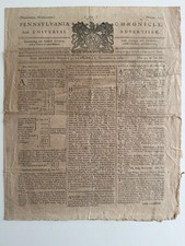 1769 Pennsylvania Chronicle Newspaper – Colonial Philadelphia – William Goddard picture