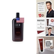 American Crew Men's Hair Styling Gel, Firm Hold, Non-Flaking, 33.8 Fl Oz picture