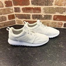 Nike Roshe One Low Top Lace Up Sneakers White/White Rubber Sole 511882-111 picture