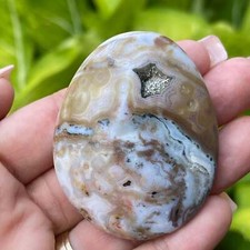 Rare Ocean Jasper Marovato 8th Vein 57gram Palmstone picture