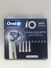 Oral-B iO Deep Clean Replacement Toothbrush Head, 9-count New Open Box  picture