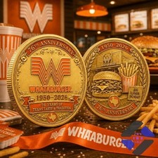 New Whataburger 76th Anniversary 1950-2026 Commemorative Coin GN219 picture