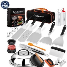 All-in-One 27pcs Griddle Accessory Set with Enormous Spatula and Burger Press picture