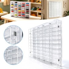 50-Grid Acrylic Display Case for Diecast Car Matchbox 1/64 Toy Wall Storage Rack picture