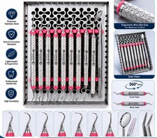 Dental Hygiene Instruments Set of 10 PCS With Sterilization Cassette picture