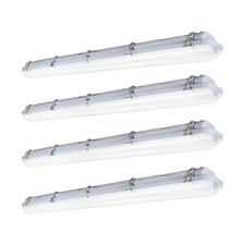 JTT 4FT LED Vapor Tight Light, IP65 Waterproof LED Outdoor Shop Light 60W/50W... picture
