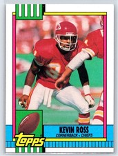 1990 Topps Kevin Ross Kansas City Chiefs #256 picture