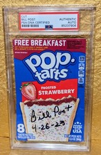 Bill Post Autograph Invented Pop-Tarts Signed Original Box Top PSA DNA  picture
