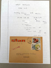 Malagasy Rep bill cover to Ambassador Germany 1965 Scott Cat 334,349 1962-1965 picture
