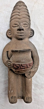 Antique Pre-Columbian Style Pottery Figure Sculpture Primitive Effigy 5
