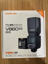 Godox V860II-N Speedlite Flash Kit Nikon TTL 2.4G HSS VB18 Charger AS IS picture