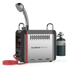 CAMPLUX 1 lb Propane Portable Water Heater Nano 3 Pro Instant Hot Camping Shower picture