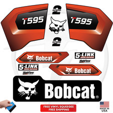 Fits Bobcat T595 Main Decals Skid Steer Stickers -  - 3M Vinyl picture