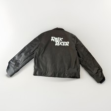 Risk Takers Quilted Insulated Eisenhower Front Zip Jacket - Black, Size XL picture