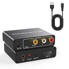 192kHz HDMI ARC Audio Extractor Optical RCA 3.5mm Coaxial Converter Adapter picture