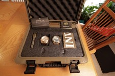 Invicta Watches Model 34121 and 31441 with hard case and accessories picture