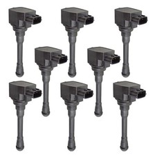 Hitachi OEM Set of 8 Ignition Coils For Nissan Titan 17-18 Titan XD 16-18 5.6 V8 picture
