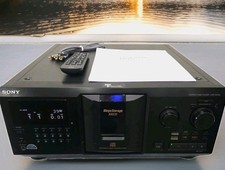 Sony CDP-CX355 CD Changer 300-Disc Black Refurbished w/Remote One Year Warranty picture