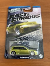 HOT WHEELS Universal Fast Five Movie Hector’s Green Honda Civic EG Hatchback picture
