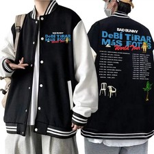 Bad Bunny DTMF World Tour 2025-2026 Baseball Uniform Jacket Hiphop Bad Bunny Con picture