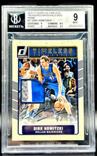 DIRK NOWITZKI 16-17 DONRUSS TIMELESS 3 COLOR PRIME PATCH AUTO 2/5 BGS 9 W 10 A picture