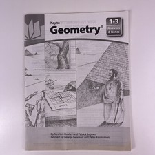 Key to Geometry Answers 1-3  Suppes, Patrick Hawley, Newton Key Curriculum Press picture