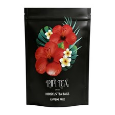 PiPi Tea Organic Hibiscus Tea Bags – Caffeine Free Herbal Tea Rich in Antioxi... picture