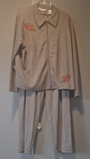 Bechamel II Herringbone Floral Lightweight Pantsuit, Full Zip Jacket 1X, Pant PL picture