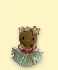 Rare 2004 Hello Kitty Sunkissed Keychain Plush Hawaiian Hula Sanrio picture