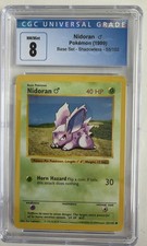 Nidoran #55 1st Edition Base Set 1999 Pokémon Game CGC 8 🍃 picture