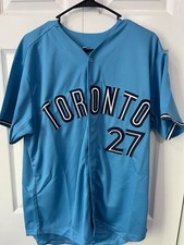 Toronto Blue Jays Vladimir Guerrero Jr Powder Blue Jersey Stitched Large picture