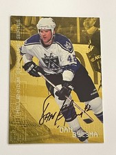 1999-00 BAP Millennium Signature Series Kings Dan Bylsma Gold Auto #124 picture