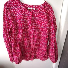 Womans Cato Multicolor Cotton Blouse - Size XL picture