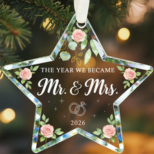 Bridal Shower Gifts, Wedding Gifts for Couples 2026, Engagement Ornament picture