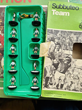 Vintage 1974 Subbuteo Black & White Striped Team picture