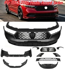 Fits 2023-2025 Honda Accord Sedan Front Bumper Cover Set Without Sensor Holes picture