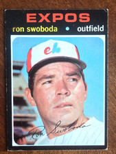 1971 Topps Ron Swoboda #665 high number, short print - VG-EX condition picture