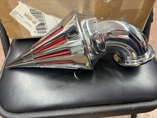 chrome motorcycle spike air intake filter kit New picture
