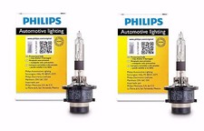 2x Authentic Philips D4R HID Upgrade Xenon Bright WHITE 200% More Light Bulb OEM picture