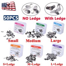 1-100pack Dental Metal Matrices Matrix Band Sectional Contoured Refill Box S/M/L picture